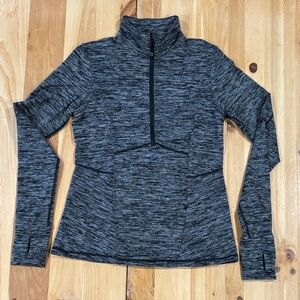 Lululemon Heathered Half-Zip Active Pullover - Gray